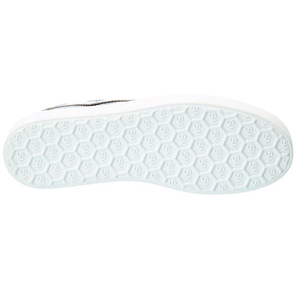 STUART WEITZMAN Daryl Snake-Embossed Leather Sneaker - Picture 4 of 9